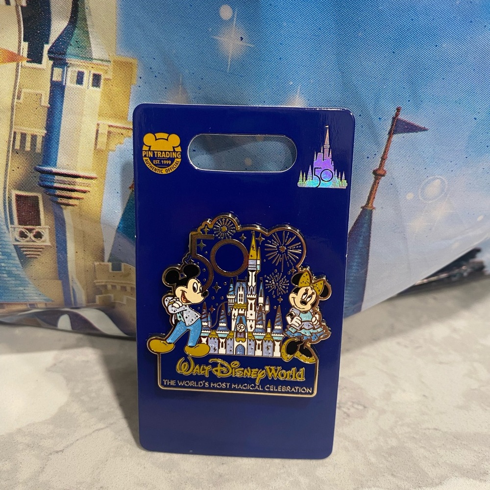NWT Walt Disney World 50th Celebration Pin
